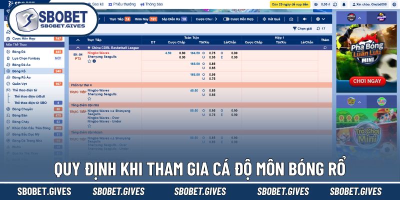 Kiến thức quan trọng cần nắm khi cược bóng rổ